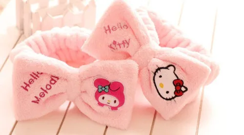 Новый Hello Kitty мытье лица макияж красота упражнения волос шапка yey 05|cap f|cap capcap new |