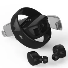 Мини TWS Беспроводные Наушники Hi-Fi Bluetooth наушники гарнитура наушники с шумоподавлением для телефона с микрофоном зарядная коробка