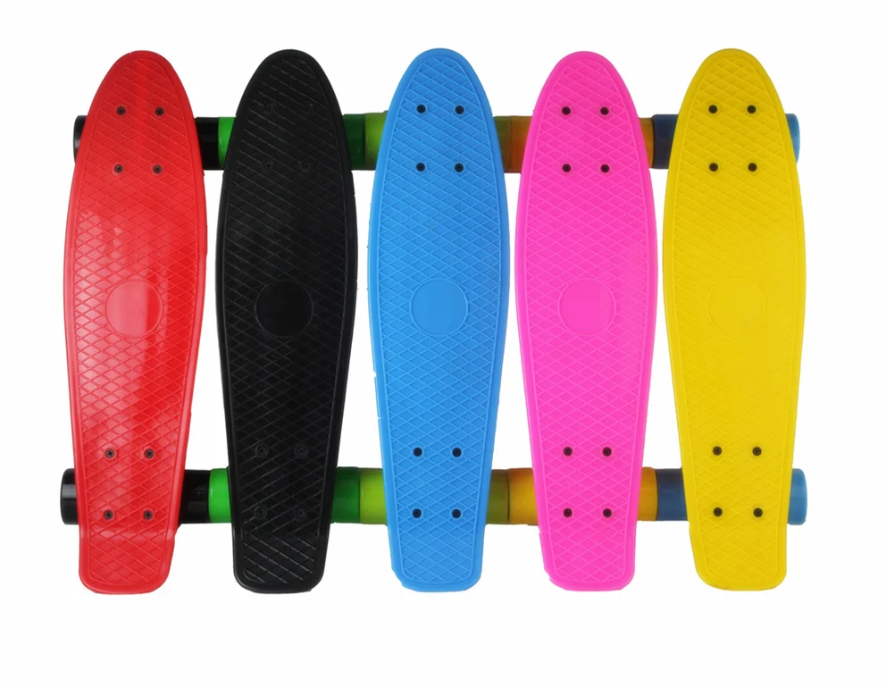 5 пастельных цветов четыре колеса 22 дюйм(ов) (ов) мини крейсер скейтборд уличный длинный скейт доска Спорт на открытом воздухе для взрослых