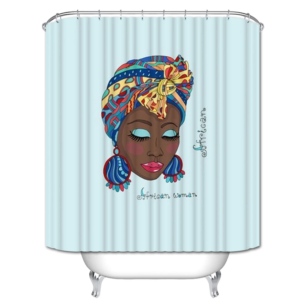 Aplysia The Sale Home African Woman Shower Curtains Custom Starry
