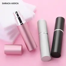 Оптом и в розницу 10 мл металлический корпус стеклянный бак пустые бутылочки для духов 30 шт./лот распылитель многоразового использования