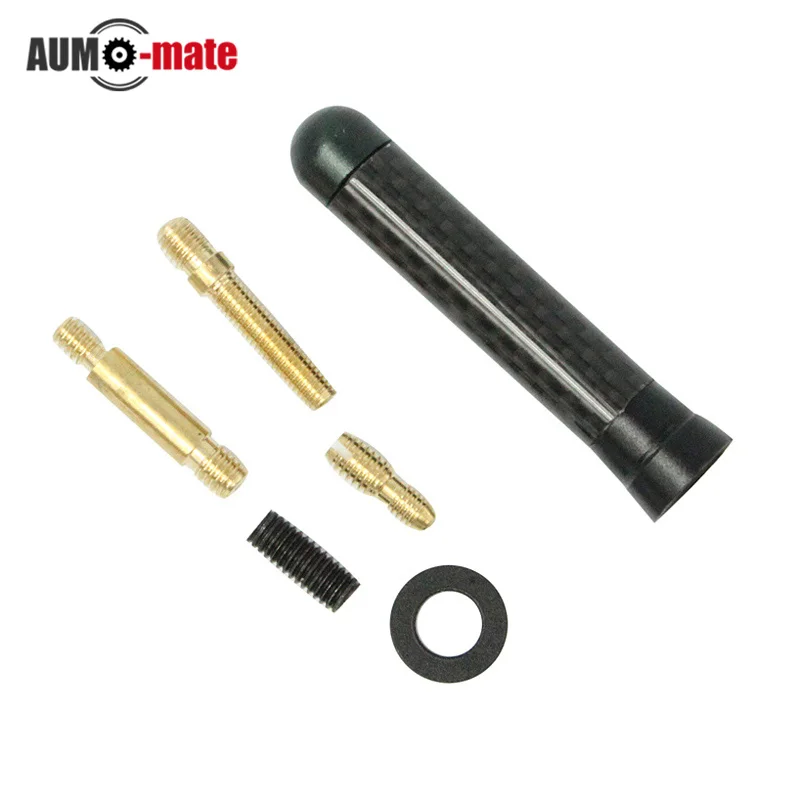 black color 6 8 cm carbon fiber car antenna aerials universal replacement car antenna black color 6 8 cm carbon fiber car antenna aerials universal replacement car antenna