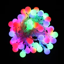 2M 3M Led String light Color Ball powered by AA battery Holiday christmas home party decor night light Lantern VR