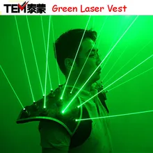 New arrived Green Laser Suit, LED Vest, Luminous Waistcoat 532nm Green Laser Gloves Glasses For Laser Show