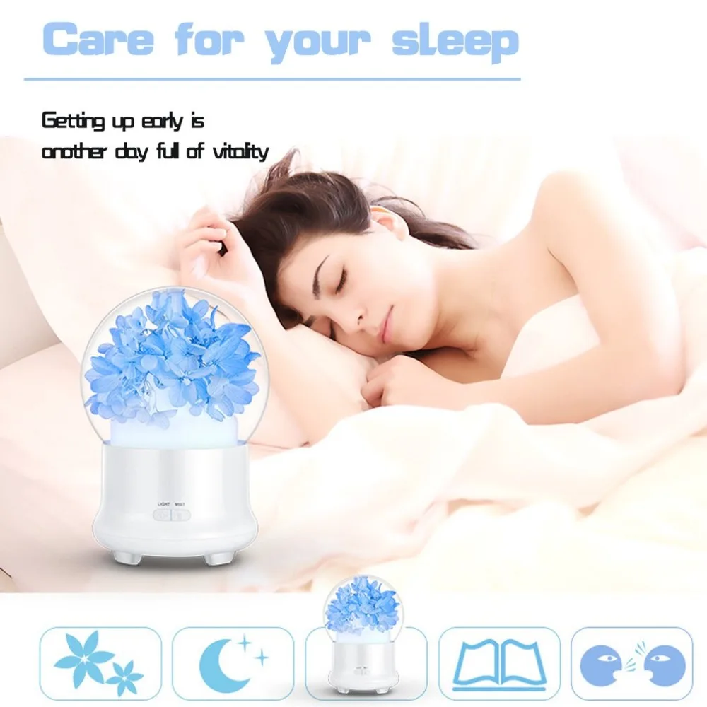 Creative Aromatherapy Machine Multi-function Colorful Led Night Light Humidifier Aroma Atomizer for Home Office Bedroom