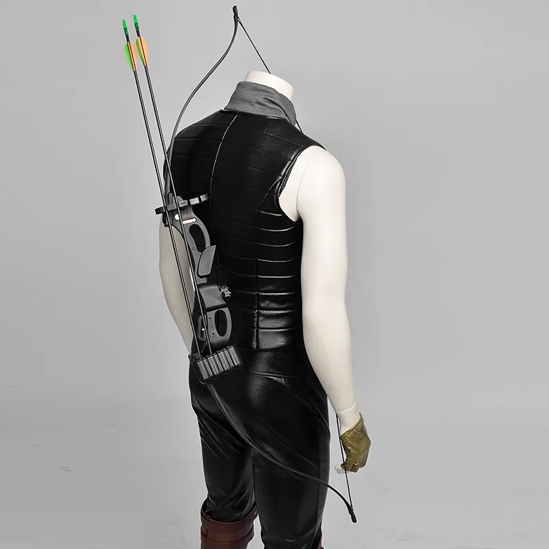 Green Arrow Oliver Cosplay Bow and Arrows Set - 10 Lbs Powerful Hunting Archery with Leather Quiver for Shooting and Exercise image 3