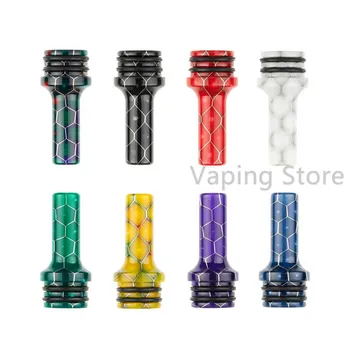 

Eleaf GS Turbo/GS Air 2/Ehpro True MTL RTA 510 MTL Ultem Delrin Drip Tip Cobra Snake Skin Mouthpiece