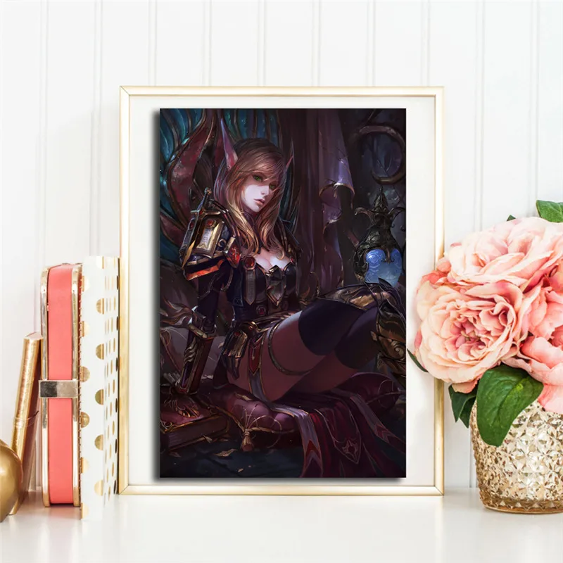 

Blood Elf Paladin Of Warcrafts Canvas Posters Prints Wall Art Painting Decorative Picture Modern Home Decoration Accessories HD