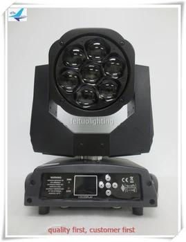 

4pcs/lot Hot Lyre Beam Zoom Wash Led Moving Head Mini Bee Eye 7x15w 4in1 Quad RGBW Led Moving Head Beam Christmas Stage DJ Light