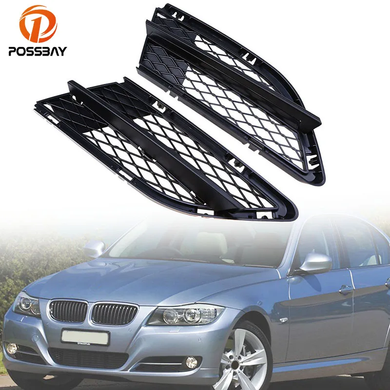 

POSSBAY Auto Accessories Front Bumper Lower Bumper Grill Replacement Fit for BMW 3-Series E90 Sedan / E91 Touring