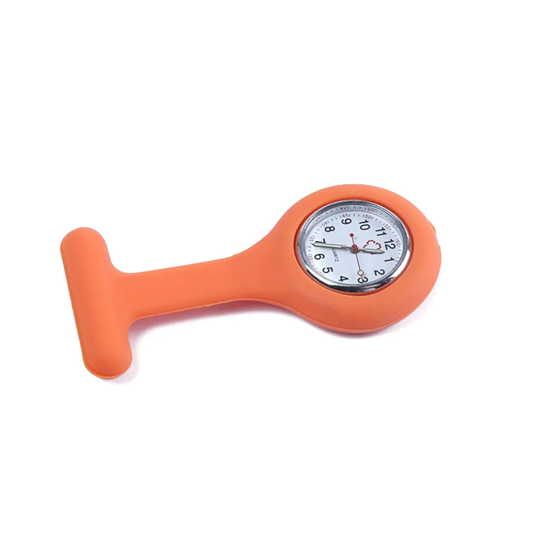 Quartz Fob Nurse Watch 2019 Silicone Brooch Luminous Pocket Watches reloj de bolsillo Doctor Medical Tunic Watch With Battery