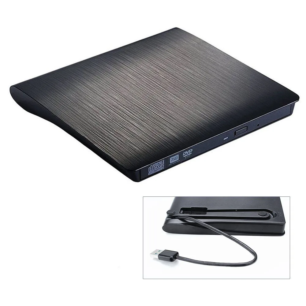  New Portable Ultra-thin External CD Drives DVD Player USB3.0 External DVD Recorder CD-ROM Player fo