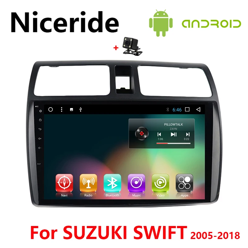 Сенсорный экран Android 8 1 автомобильный DVD GPS навигация стерео для SUZUKI SWIFT 2007 2008 2015 2018