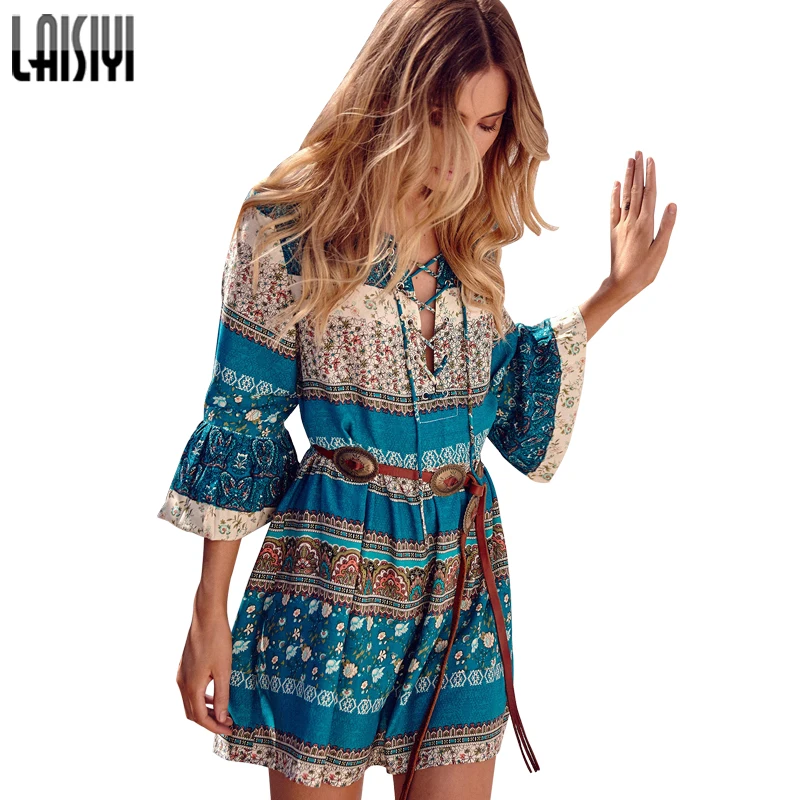 Damen Boho Chiffon Strandkleid Kimono Strandtunika Tunika Strandmode Sommer