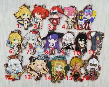 

T1363 Anime Fate/Grand Order rubber Keychain Key Ring Straps Rare cosplay