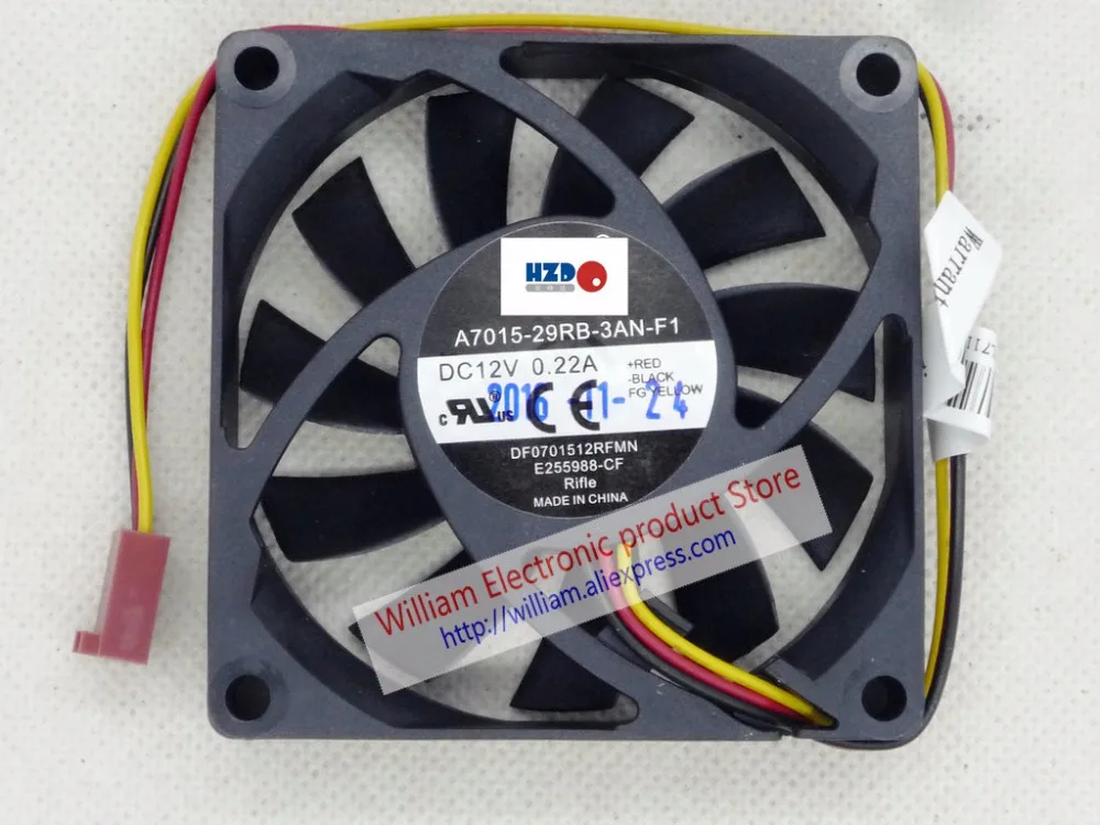 New Original FONSONING A7015-29RB-3AN-F1 DF0701512RFMN 12V 0.22A 70*70*15MM Computer CPU Cooling Fan | Компьютеры и офис