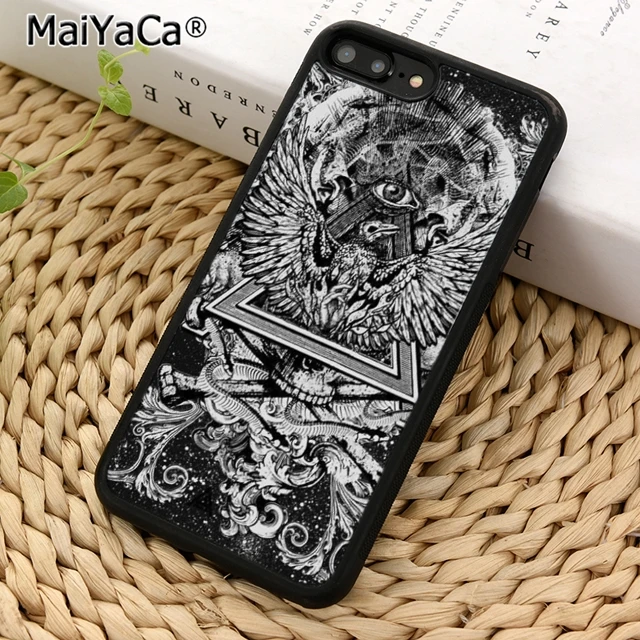 

MaiYaCa Illuminati style Eye Pyramid Phone Case Cover For iPhone 5 6s 7 8 plus 11 pro X XR XS max Samsung S6 S7 S8 S9 S10