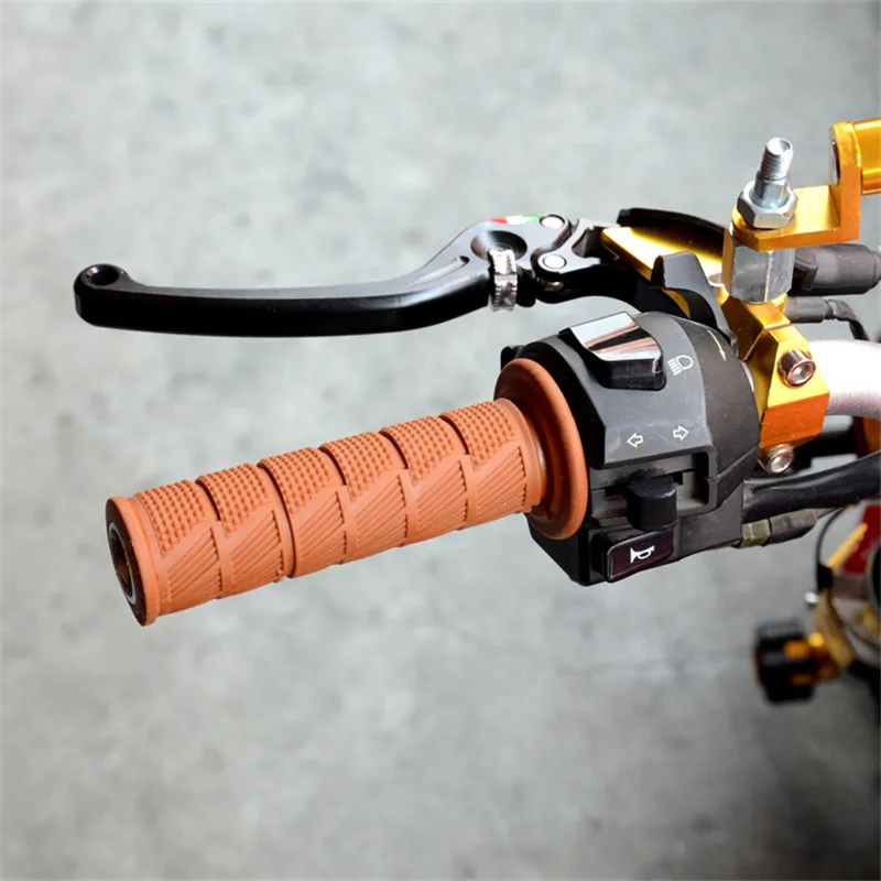 Vintage Style Rubber Motorcycle Handlebar