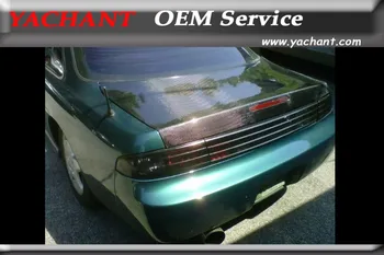 

Carbon Fiber Boot Lid Tailgate Fit For 1995-1998 S14 S14A Silvia Zenki Kouki 200SX 240SX Rear Trunk Bootlid w/ Break Light Hole