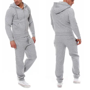 

New Style in Autumn 2017 Men Tracksuit Top Pants Suit Sets Top Hoodie Coat Trousers Outerwear