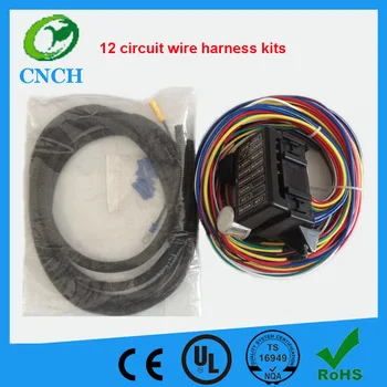 

12 Circuit Universal Wire Harness kits Muscle Car hot rod street rod XL wires