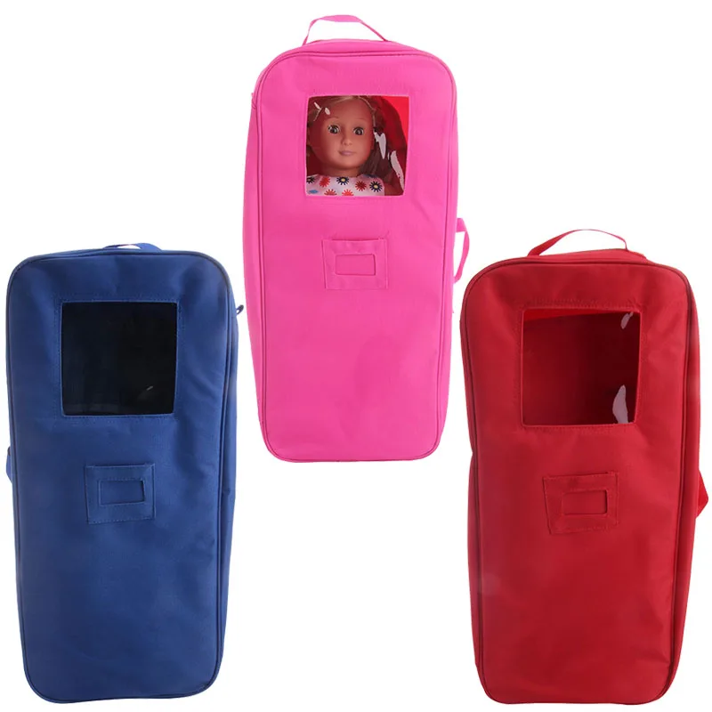 Высококачественная милая кукла LUCKDOLL дорожная сумка подходит для 18 дюймовых