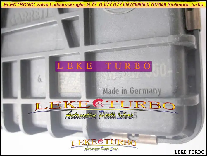 TURBO BOOST ACTUATOR ELECTRONIC Valve Ladedruckregler G-77 G-077 G77 G077 6NW009550 767649 778400 For Stellmotor Turbo (6)