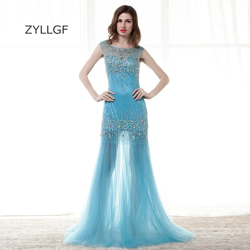 ZYLLGF Abendkleider 2018 Sexy See Through Lange Tulle Strass Kralen Turkse Moeder Gown Wedding Party Dress Q129 ZYLLGF Abendkleider 2018 Sexy See Through Lange Tulle Strass Kralen Turkse Moeder Gown Wedding Party Dress Q129
