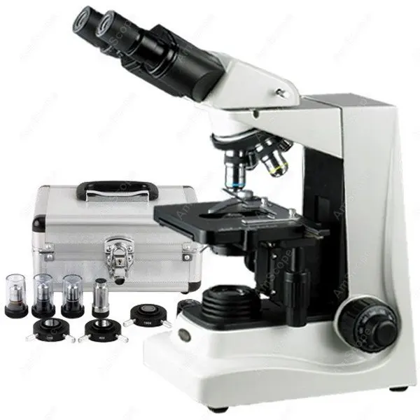 AmScope поставляет фазовый контрастный бинокль составной Микроскоп 40X-1600X |