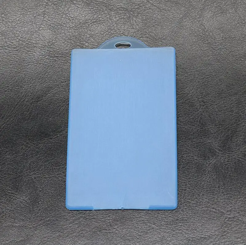 1 шт., модный Одноцветный прозрачный набор карт IC, автобус, ПВХ, набор карт, Taobao, подарок, маленький подарок, студенческий набор карт(без веревки - Цвет: sky blue