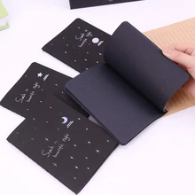 1 cuaderno de bocetos de 56K para dibujo y pintura de grafiti, funda blanda de papel negro, cuaderno de bocetos, suministros de regalo para oficina y escuela