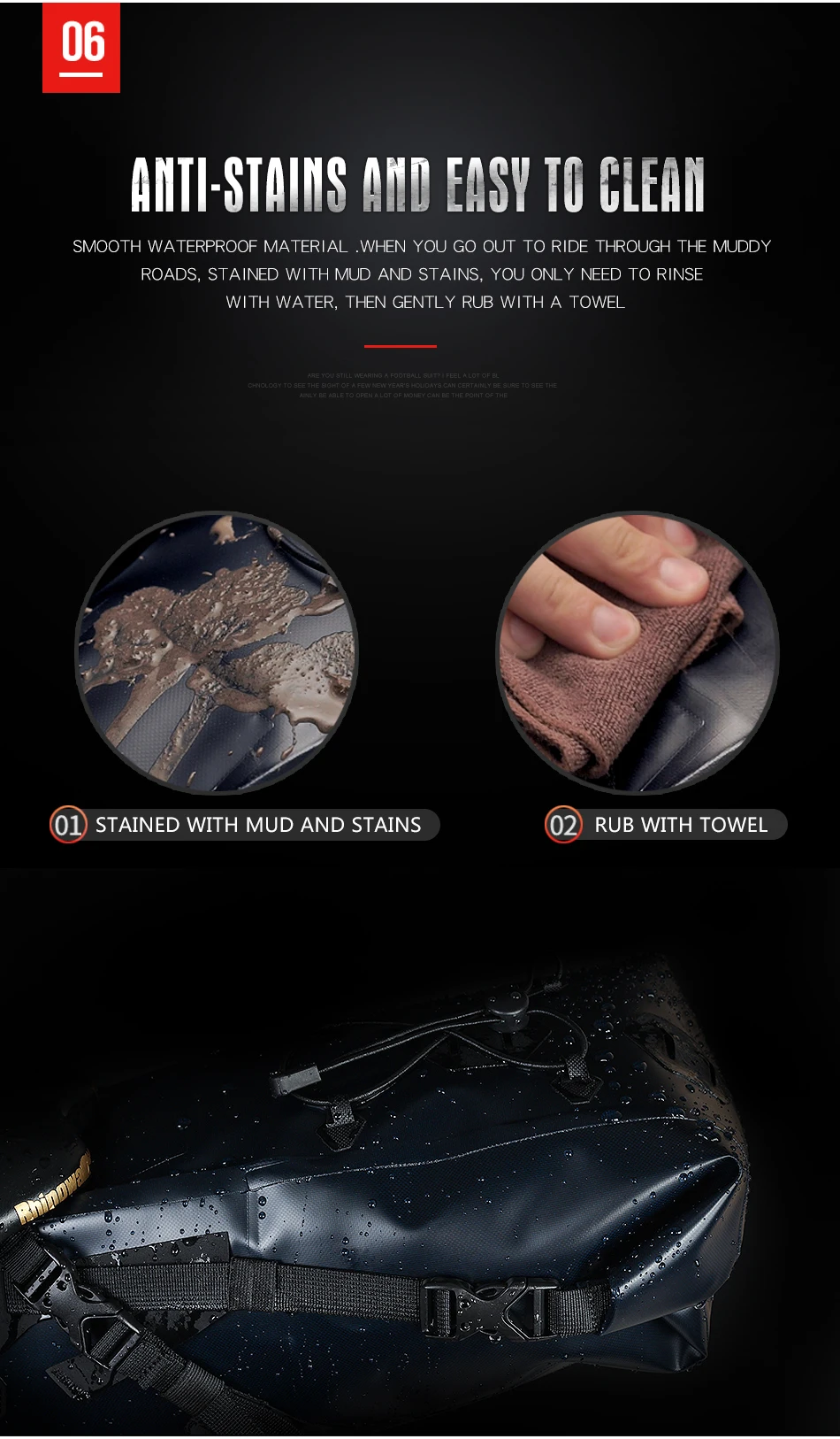 Best RHINOWALK Bicycle Bike Saddle Bags 10L High Capacity Tail Bag Prevent Rainwater MTB Road Cycling Travel Rear Goods Shelf Bags 11