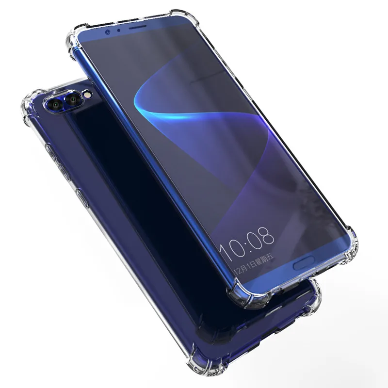

10PCS Shockproof Soft Case For Huawei Honor V20 Note 10 Lite V10 9i 9 v9 8 8X Max 8A 7A 7C Play Clear Transparent Silicone Cover