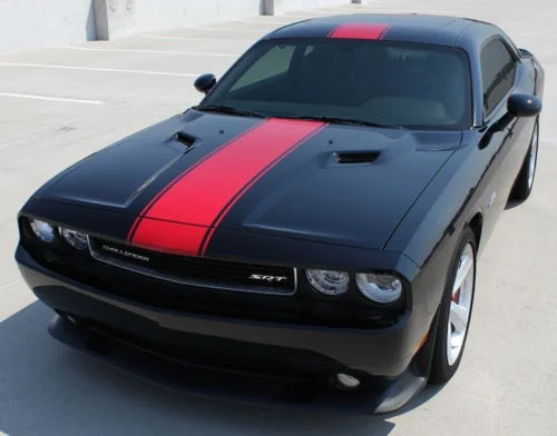 

For Dodge Challenger Finish Line Center Vinyl Graphics Decals Stripes fits 2011-2014 Car styling