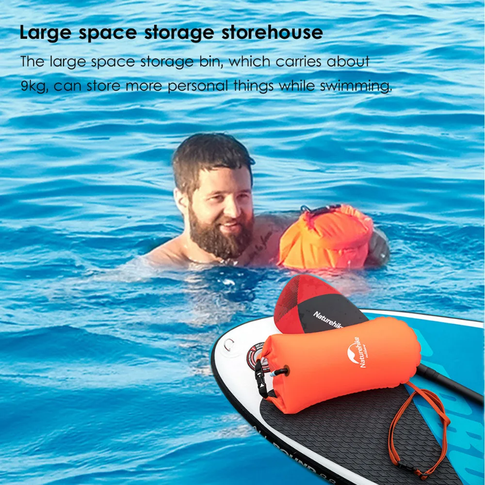 Naturehike impermeable bolsa inflable River Trekking bolsas Snorkeling natación bolsa de natación al aire libre equipamiento NH17G003-G Naturehike impermeable bolsa inflable River Trekking bolsas Snorkeling natación bolsa de natación al aire libre equipamiento NH17G003-G