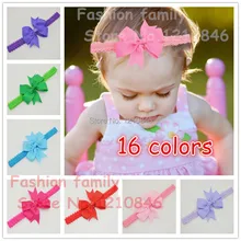 Baby Bow Headband Hair Bowknot lace Headbands Infant Hair Accessories Girls grosgrain ribbon Bow Headband Toddler hair bands