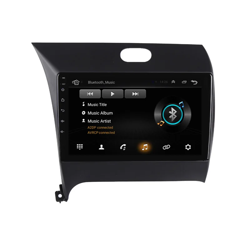 Cheap 9" 2.5D IPS Android 8.1 Car DVD Multimedia Player GPS for Kia rio CERATO K3 FORTE 2012 2013 2014 2015 radio stereo navigation 4