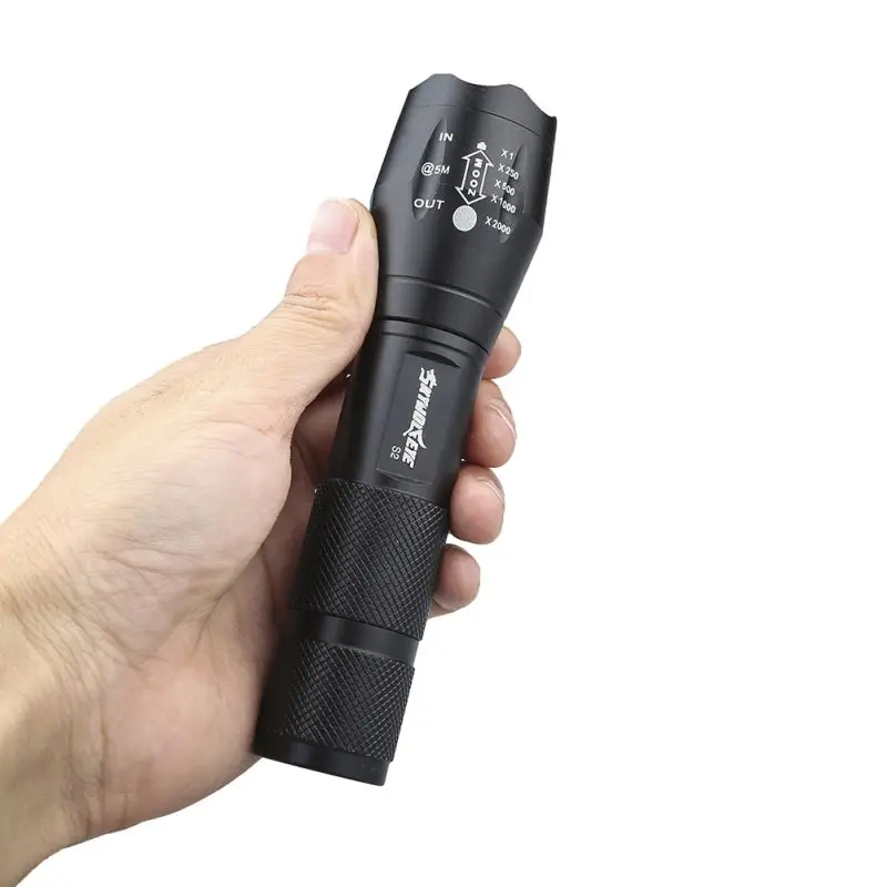 Protable 5000Lumen 5 Modes XML T6 LED Flashlight Torch Lamp Light 18650 Powerful