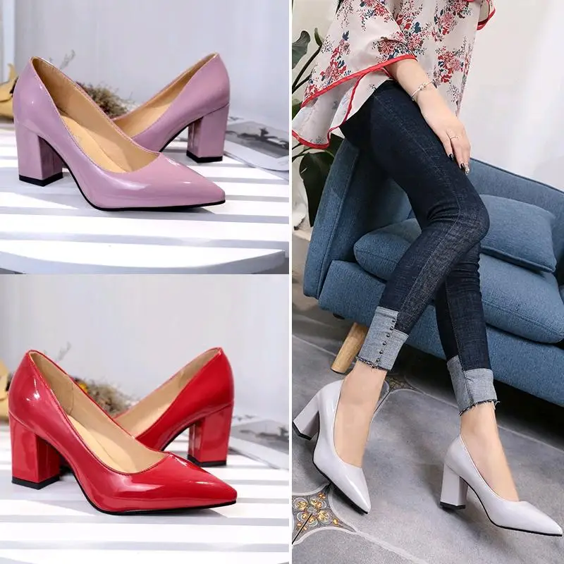 

2018 Sandalias femeninas high heels Autumn Flock pointed sandals sexy high heels female summer shoes Female sandals mujer