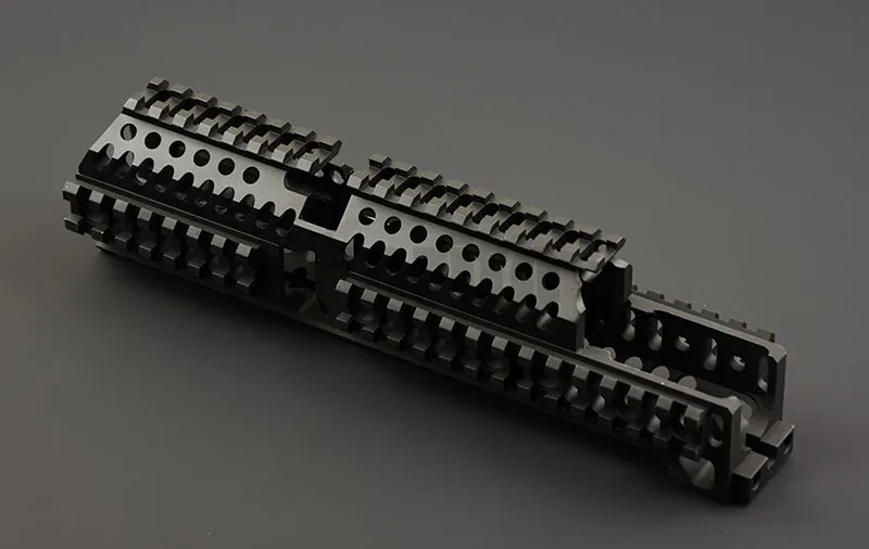 Легкий actical AK 47 picatinny rail handguard четыре стороны алюминий Охота Стрельба B-30 B-31 Верхняя Нижняя часть M2019