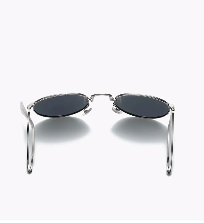 FEIDU Ретро Бренд поляризационные складные солнцезащитные очки для мужчин сплав рамка покрытие зеркало глаз Glasess для женщин Oculos De Sol с коробкой