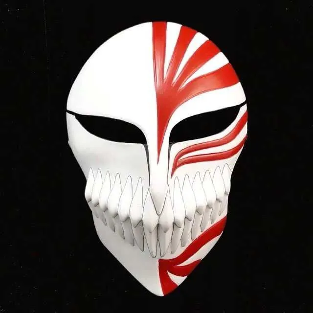 Новый качественный черный красный цвет ПВХ Azrael Ичиго Куросаки из Блич маски