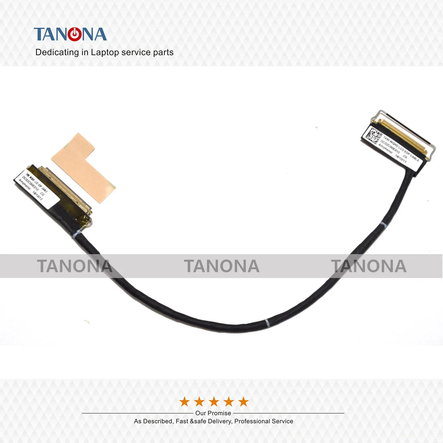 

Orig New 02HK975 DC02C00E010 for Lenovo Thinkpad T490 LCD Screen EDP Video Cable WQHD