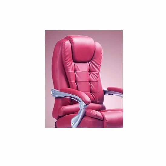 Red Откидывающееся кресло Y1002, регулируемое офисное кресло Boss, модное кожаное компьютерное кресло для отдыха, игровое массажное кресло, вращающееся сиденье с подставкой для ног - Цвет: Red