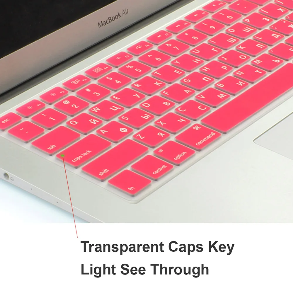 Силиконовый чехол с клавиатурой для MacBook Air 13 Pro 15 17 дюймов Retina A1466 A1502 A1398|silicone keyboard