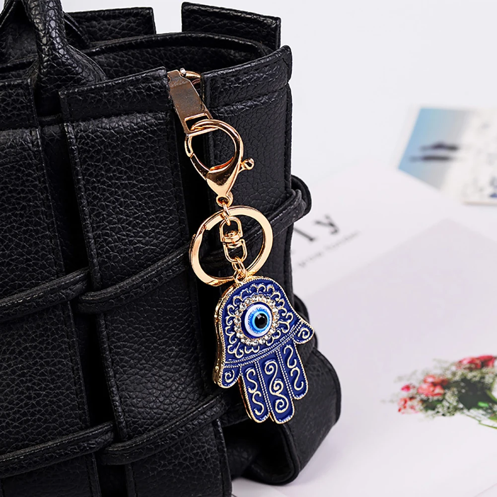 BLUELANS мода рука Фатимы синий злой брелок для ключей в форме глаза брелок держатель сумка Декор