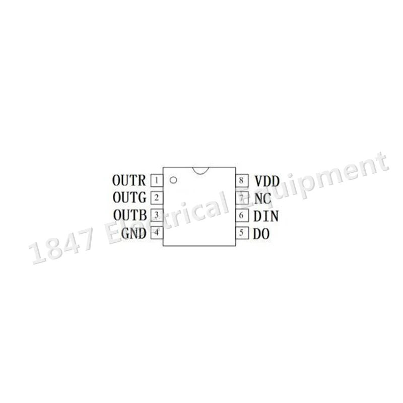 Details about   100Pcs WS2811S WS2811 SOP-8 WORLDSEMI CHIP IC Top 