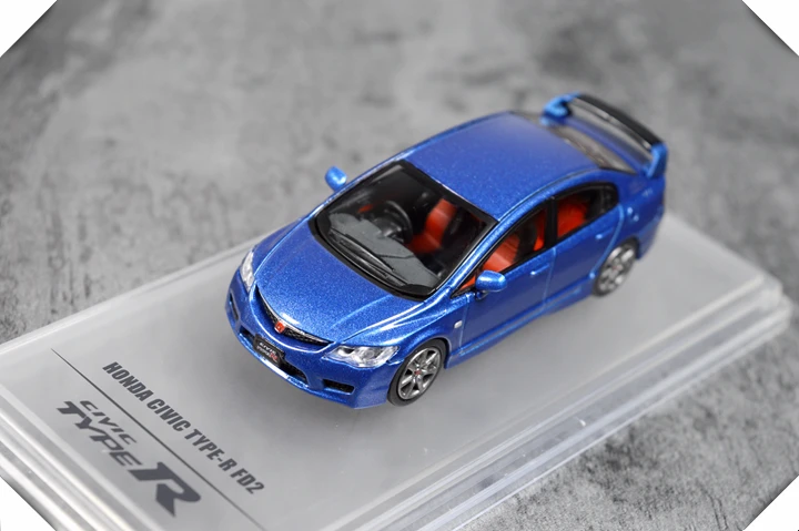 

New Die Casting Metal 1:64 Honda Honda Fd2 R-Type Blue Toy Car Model Free Shipping