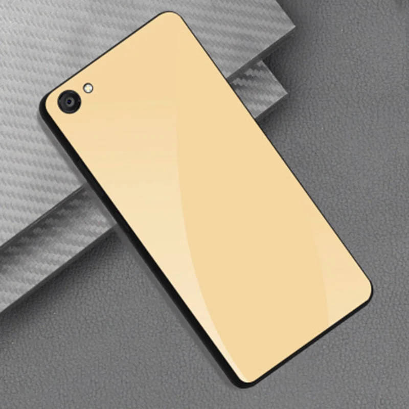 Чехол для vivo Y71 однотонный чехол из закаленного стекла VIVO защитный Y 71 Y71A