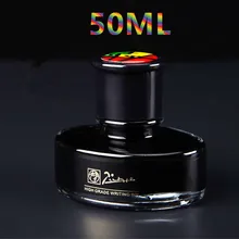 Pimio роскошная черная синяя стеклянная бутылка без углерода, чернила для перьевая ручка Picasso, ручки, чернила